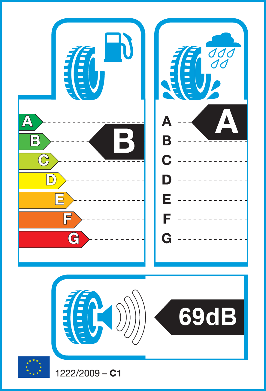 Etichetta Europea Hankook Hankook 205/50 R17 93W VENTUS PRIME4 K135 XL pneumatici nuovi Estivo