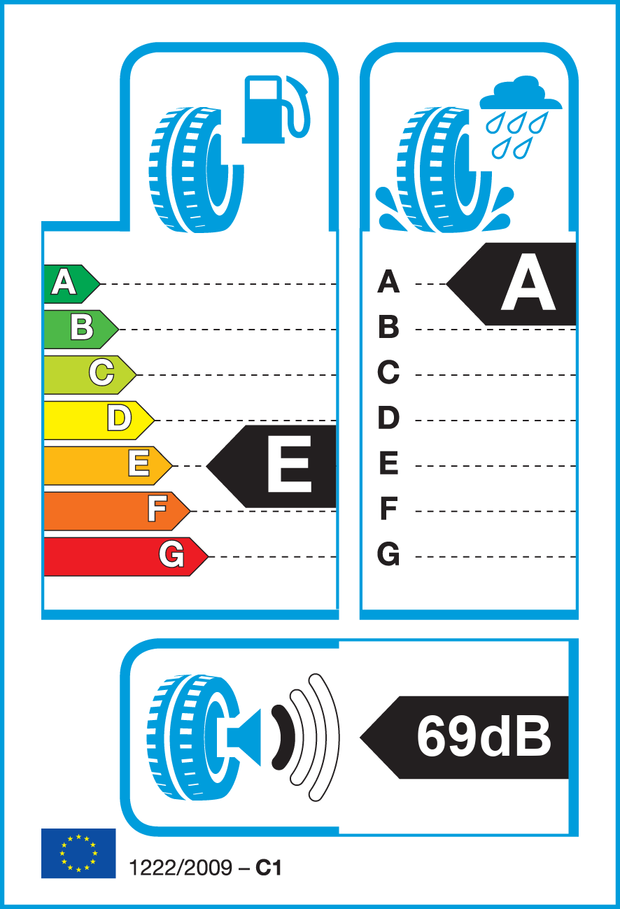 Etichetta Europea Goodyear Goodyear 265/45 R18 101Y EA F1 ASY2 PO1 N0 FP pneumatici nuovi Estivo