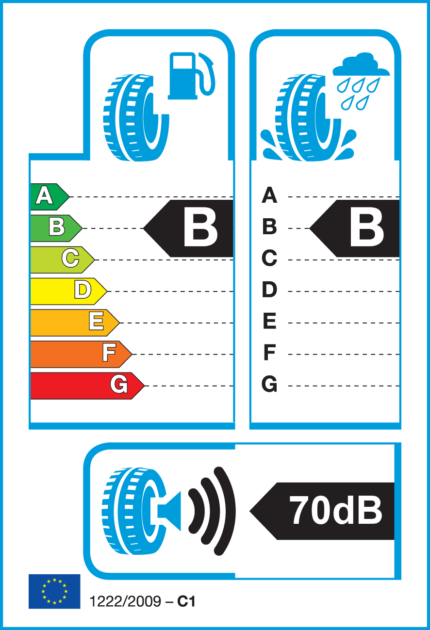 Etichetta Europea Goodyear Goodyear 185/65 R14 86T EFFICIENTGRIP COMPACT 2 pneumatici nuovi Estivo