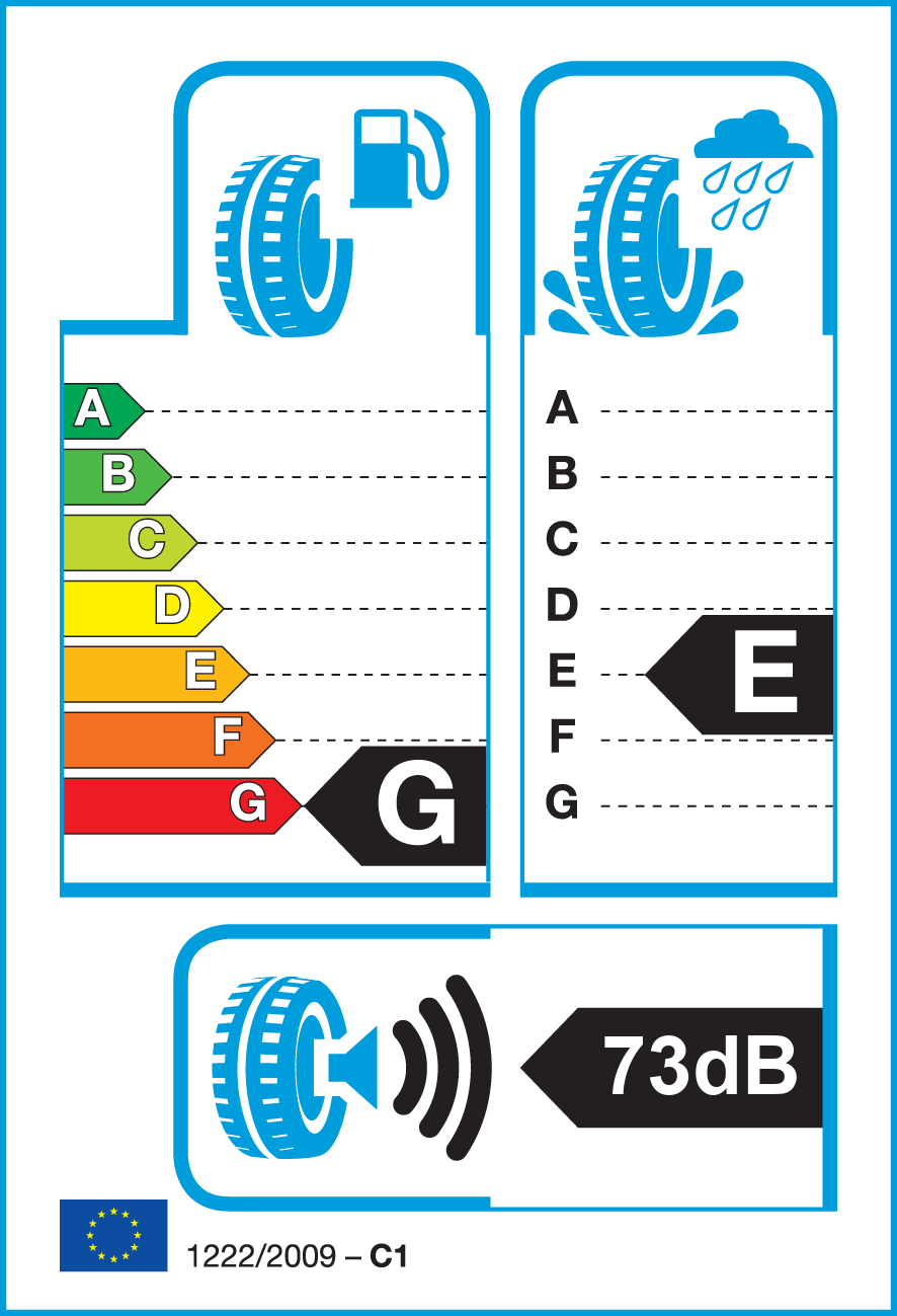 Etichetta Europea Continental Continental 225/70 R15C 112/110R VAN CONTACT 100 pneumatici nuovi Estivo